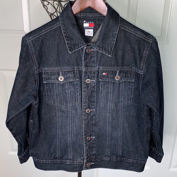 Tommy Hilfiger Jackets & Coats Tommy Hilfiger Cropped Denim Jacket